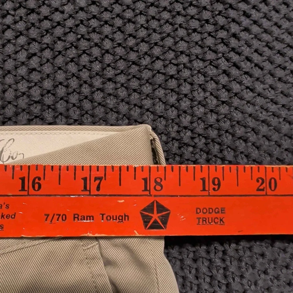 Polo Ralph Lauren Chino Pants‎ Mens 36x34 Tan Khaki Classic Fit Straight Cotton